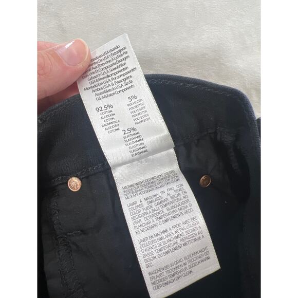 Mother Denim The Cha Cha Fray Jeans Black Not Guilty Capsule Vacation Flare Easy - Picture 11 of 13